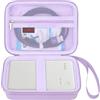 Elonbo Custodia per KODAK Mini Shot 3 Retro 4PASS 2-in-1 Fotocamera Digitale Istantanea, Borsa da Viaggio Portatile Stampante Fotografica, Supporto per Fotocamera di Stampa, Viola