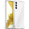 PhoneThrone Cover per Samsung Custodia Gel Trasparente Morbida Silicone Sottile TPU [Ultra Leggera e Chiaro] (COV S22 PLUS)