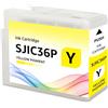Yongairuink SJIC36P SJIC36PY - Cartucce d'inchiostro giallo per C13T44C440 per EPN ColorWorks C6000 C6500 Ae Pe (1 giallo)