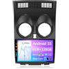 JOYX - [6G+128G] - Android 14 IPS Autoradio Per Qashqai J10 (2006-2015) - Senza fili Carplay + Android Auto - LED Camera & MIC - DSP DAB Volante WiFi 360-Camera Fast-Boot 4G - 9 Pollice 2 Din