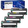 Skydo DR-243CL Tamburo Compatibile per Brother DR243CL Tamburo per Brother DCP-L3550CDW MFC-L3770CDW MFC-L3750CDW MFC-L3710CW MFC-L3730CDN HL-L3210CW DCP-L3510CDW DCP-L3517CDW (BK/C/M/Y)