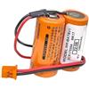 Backupower 2 batterie di ricambio compatibili con batteria MR-BAT6V1 2CR17335A WK17 6V 1650mAh