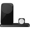 Nomad Stand One Max V4 MagSafe Qi2.2 Caricabatterie 25W I 3 in 1 Wireless Charger per iPhone, Apple Watch & AirPods (Carbbide)