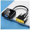 biaze ZH35 - Adattatore DVI a VGA, 1080P 60HZ, adattatore convertitore video (maschio a femmina) per laptop, PC, monitor TV, proiettore, cavo di collegamento placcato oro