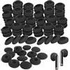XNIVUIS 200 Pezzi Cuffie Ricambio Pad Coperture in Spugna per Cuffie Copertura per Cuffie in Schiuma, Cuscinetti di Ricambio per Auricolari, Schiuma Earbud per Auricolari Cuffie 15-19mm (Nero)