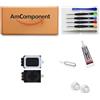 AmComponent - BUZZER ALTOPARLANTE di ricambio per SAMSUNG A40 SM-A405 SPEAKER CASSA VIVAVOCE SUONERIA AMBIENTE AUDIO | Componente di ricambio con audio elevato e lunga durata con il dispositivo