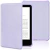 FUWANG Custodia per Kindle da 6 pollici (11a generazione, versione 2022), ultra sottile e leggera, in pelle PU, con funzione di accensione/spegnimento automatico e chiusura magnetica