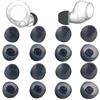 TENNMAK 16 gommini di ricambio per auricolari Sony WF-C510/WF-C710N/WF-C500/WF-C700N, 8 paia (XS/S/M/L), colore: nero