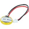 vhbw batteria bios compatibile con Asus Eee PC 1005HA-VU1X-WT, 1008HA, EPC-105VWT computer notebook (40mAh, 3V, Li-Ion)