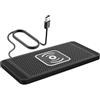 ycezw Pad caricabatterie wireless magnetico: supporto per telefono a ricarica rapida da 15 W, supporto per auto senza slittamento | Pad forte, tappeto compatto per camion auto
