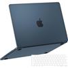 NPUOLS Custodia per MacBook Air 15 M5 M4 M3 M2, Grigio Semitrasparente | Cover Rigida Ultra Sottile per Mac Air 15 Pollici Modello A3241 A3114 A2941, con Protezione Tastiera Sottile TPU Versione UE