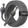 CyberFey Starlink, mini cavo di alimentazione da 46 m, DC5521 da maschio a maschio, DC a CC, cavo di alimentazione impermeabile da 18 AWG, per Starlink Mini camper, campeggio, furgoni, installazione esterna
