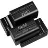 GVM Great Video Maker GVM 2 Pack NP-F750/770 Batteria e Caricabatterie 4400 mAh per NP-F975, NP-F960, NP-F950, NP-F930, NP-F770, NP-F750, NP-F550, DCR, DSR, HDR, FDR, HVR, HVL e LED