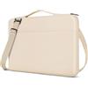 DOMISO Custodia PC Portatile 15,6 Pollici,Borsa Custodia per 16 Pollici MacBook PRO M4/M3/M2/M1 PRO/Max A3403 A3186 A2991 A2780,dell XPS 16,15,6 Pollici Acer Lenovo HP ASUS Laptop con Spallacci,Beige