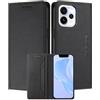 MOJIA Custodia per OPPO Reno 15 Pro 5G / Reno15 Pro 5G, Resistente a Cadute e Graffi, Alta Qualità PU Pelle Stile Portafoglio Cover Folio con Chiusura Magnetica. Black