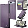 Idhiem Flip Libro Wallet Cover per Google Pixel 7A, Viola