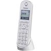 Panasonic Telefono IP DECT KX-TGQ200GW (cordless, compatibile con Cat-iQ 2.0, modalità vivavoce, blocco chiamante, Eco-Plus, telefono digitale) Bianco