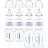 Maymom Bottiglie Latte Bocca Larga con Tettarella e Accessori Compatibile con Spectra Luna 140 ml 2 Pezzi e 280 ml 2 Pezzi