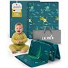 Laleni tappeto gioco bambini pieghevole 120x150x1cm - tappeto bambini impermeabile - tappeto gioco neonato isolante - morbido e protegge dal freddo del pavimento outdoor e indoor - design animali