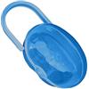Générique Scatola portaciuccio portatile - 12 x 6 x 4,5 cm, custodia in PP da 22 g, contenitore in plastica anti-caduta, custodia trasparente, supporto da viaggio con gancio sigillato di alta qualità |
