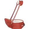 Paraphee Marsupio ergonomico Hipseat con tracolla, seggiolino per seggiolino per il trasporto di bambini piccoli, peso leggero e risparmio di manodopera