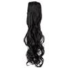 WIG ME UP - Toupet Coda di Cavallo Castano scuro Ondulati 63 cm Fissaggio con graffette e fettucce YZF-1094HT-3