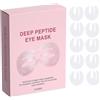 APRILADY Maschera per occhi al collagene con peptidi profondi, cerotti sotto gli occhi per occhiaie e occhi gonfi, design in tre pezzi copre l'intera area degli occhi per linee sottili e borse per gli occhi, 5