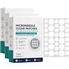Generico Cerotti trasparenti con microaghi, cerotti per la rimozione delle escrescenze cutanee, per imperfezioni, escrescenze cutanee e verruche piane, per viso e corpo (3pcs)