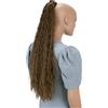 CAISHA 65cm Coda Capelli Hannah Con Chiusura Autoadesiva Capelli Extensions Finta Ondulato Marrone Chiaro HCW103