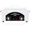 Creacloud Sterilizzatore Manicure Professionale, Aria Calda 200°C, Calore Secco, Scatola 1,5L 300W, Timer 0-60 min, per Salone Chiodo, Parrucchiere e D