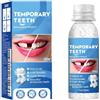 TAHJOS 1 Pezzi Denti Finti Modellabili Per Il Fissaggio, Faccette Dentali,30G Dentiera Provvisoria, Otturazione Dentale Provvisoria, Riempimento Del Dente Rotto Mancante(A)