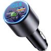 EOIWUY Aggiornato Trasmettitore FM Bluetooth 5.3 per Auto, [Ricarica Rapida] Bluetooth Auto con PD36W & QC3.0, [Suono Hi-Fi Nitido & Potente] Amplificatori Mono Adattatore Bluetooth Accendisigari Car