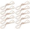 TOYANDONA Stoppino Rotondo Resistente alle Alte Temperature ad Assorbimento Efficiente 10 Rotoli in Cotone Bianco per Lampada a Olio e Lanterna a Cherosene per Campeggio Outdoor