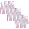 Housoutil Nastri per Ginnastica Ritmica Accessori Decorativi per Danza Artistica e Spettacoli di Ballo Set da 3 P Rosa in Tessuto e Fibra di Vetro Rifiniture Pregiate