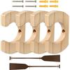 Generic Kayak Paddle montaggio a parete antigraffio Storage Keeper | Supporto da parete in legno per kayak, accessori per garage, soggiorno, camera da letto, balcone, interni, esterni