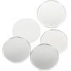 SEWOART 5 Pezzi Marcatore Golf in Ferro Argento Design Semplice e Finitura Raffinata, Strumento di Posizionamento Palline Resistente per Accessori Golf