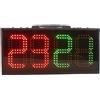 CCZRD Tabellone Segnapunti Digitale Portatile LED Elettrico for Pallacanestro al Coperto for Giochi di Squadra Calcio da Competizione Facile Vedere Sia all'Interno Che all'Esterno(Single Side)
