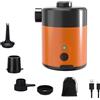 Mojimdo Pompa Elettrica per Materasso Gonfiatore, Pompa Sottovuoto Portatile 2 in 1, Tiny Pump con 4 Ugelli D'aria e Borsa Conservazione per Campeggio,ad Aria, Piscina