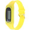 ULTECHNOVO Contapassi Braccialetto in Silicone Giallo Display Chiaro