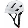 KiBcsLic Casco Bici con Luce Ricaricabile USB Casco Bici Ventilato Frontino Corto Calotta PC + Schiuma Protettiva