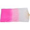 MAJONMMERD Ventaglio da Danza Lungo, 1 Paio (Sinistro/Destro) in Seta per Danza del Ventre con 16 Robusti Bastoncini, per Spettacoli di e Allenamento, 1,5 M (Rosa e Rosso Rosa)