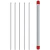 Nutup 5 aghi da pesca alla carpa in acciaio inox per lombrichi, punta cava per esca per lombrichi e lombrichi, accessorio per scatola da pesca, 19 cm