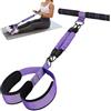 Generic Fascia resistenza multifunzionale da pedale Trainer elastico per gambe | Pedana Manuale per Allenamento a Tensione con Maniglia per allenamento, workout, training, fitness, palestra domestica,