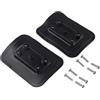 Generic 2 cuscinetti da incollare per supporti per canna da pesca e Fish Finder di montaggio progettati per barche gonfiabili e in gomma con materiale plastico in PVC