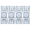 RUNROTOO Goggle Clips di Ricambio per Occhialini da Nuoto, 4 Pezzi | Goggle Clips di Ricambio per Occhialini da Nuoto, per Cinturini Larghi 10-13mm, Festa Estiva