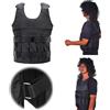 Generic Gilet ponderato per esercizi, unisex, peso regolabile, 20 kg, per allenamento sportivo, fitness, corsa, corsa, camminata (nero, 60 x 42 cm)