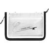 Generic Borsa portaoggetti per esche da pesca - 20 x 15 cm, raccoglitore ad anelli in PVC 10 facce | Organizzatore di porta esca trasparente, cartella esche da pesca per barca, spiaggia, spiaggia, lago, fiume