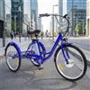 Generic Triciclo elettrico a 3 ruote per anziani e adulti, 61 cm, altezza regolabile, capacità di carico 150 kg, con cestino portaoggetti.