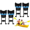 Generico Vite di scarico per barche - Vite di scarico in kayak | Roba kayak | Sostituzione a 4 pezzi impostata per vasi di terzo | Adattatore hardware in canoa, tappo di scarico con fori di scarico da 19 mm pe