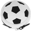 NIYANGLE Portamonete Borsetta Multifunzione in Silicone a Forma di Pallone da Calcio Compatto e Portatile per Monete ed Elettronica Piccola, per Uso Quotidiano Sportivo